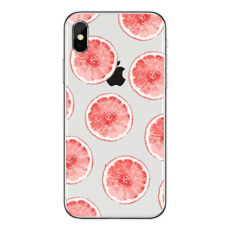 Seracase милый мультфильм фрукты ананас банан чехол для iPhone 8 8Plus 7 7Plus 5S SE Мягкие