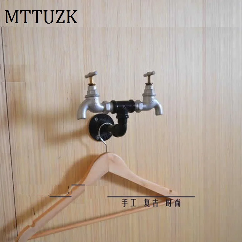 MTTUZK винтажный промышленный паровой Железный водопроводный кран настенный