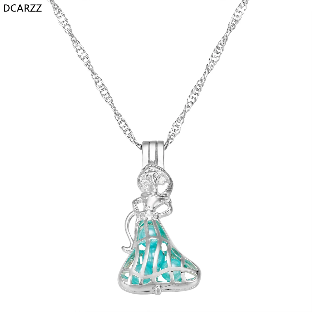 Алладин Принцесса Жасмин жемчужного кулона клетка ожерелье в винтажном стиле