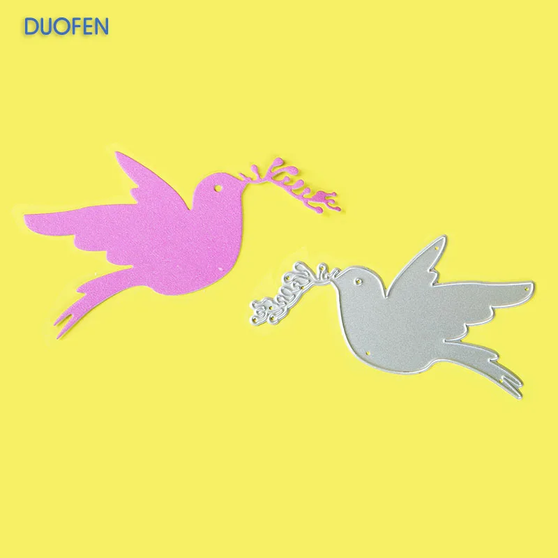 1 шт. Летающий трафарет птицы для резки металла штампы DIY проектов бумажного