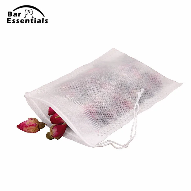 100 шт./лот пакетики для чая фильтровальные бумажные чайные ситечко заварки