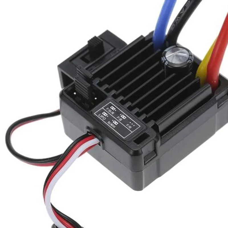 WP-1060 2-3S 60A водонепроницаемый матовый ESC w/BEC 5 V/2A для 1/10 RC Tamiya Traxxas TRX4 Redcat HPI D90 D110 SCX10