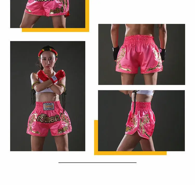 2019 детские шорты для кикбоксинга Fluory muay thai детей (мальчиков и девочек) молодежи |