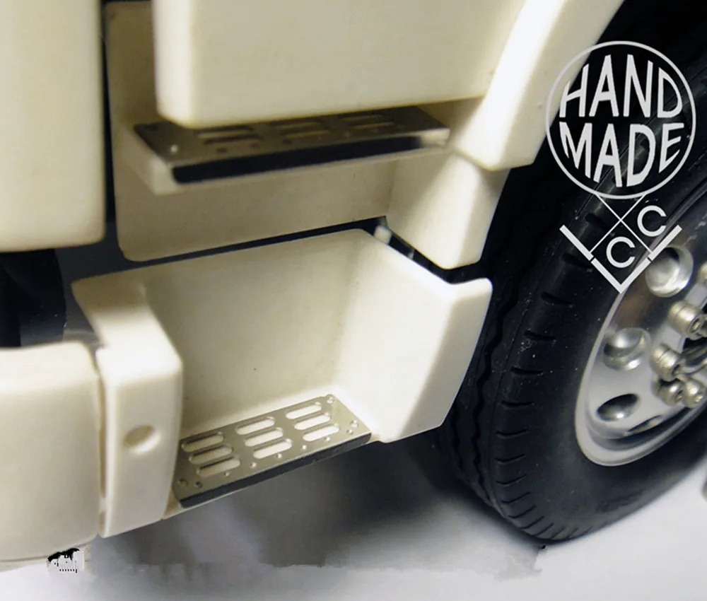 Металлическая Декоративная педаль для грузовика tamiya actros 4 шт. со шкалой 1/14