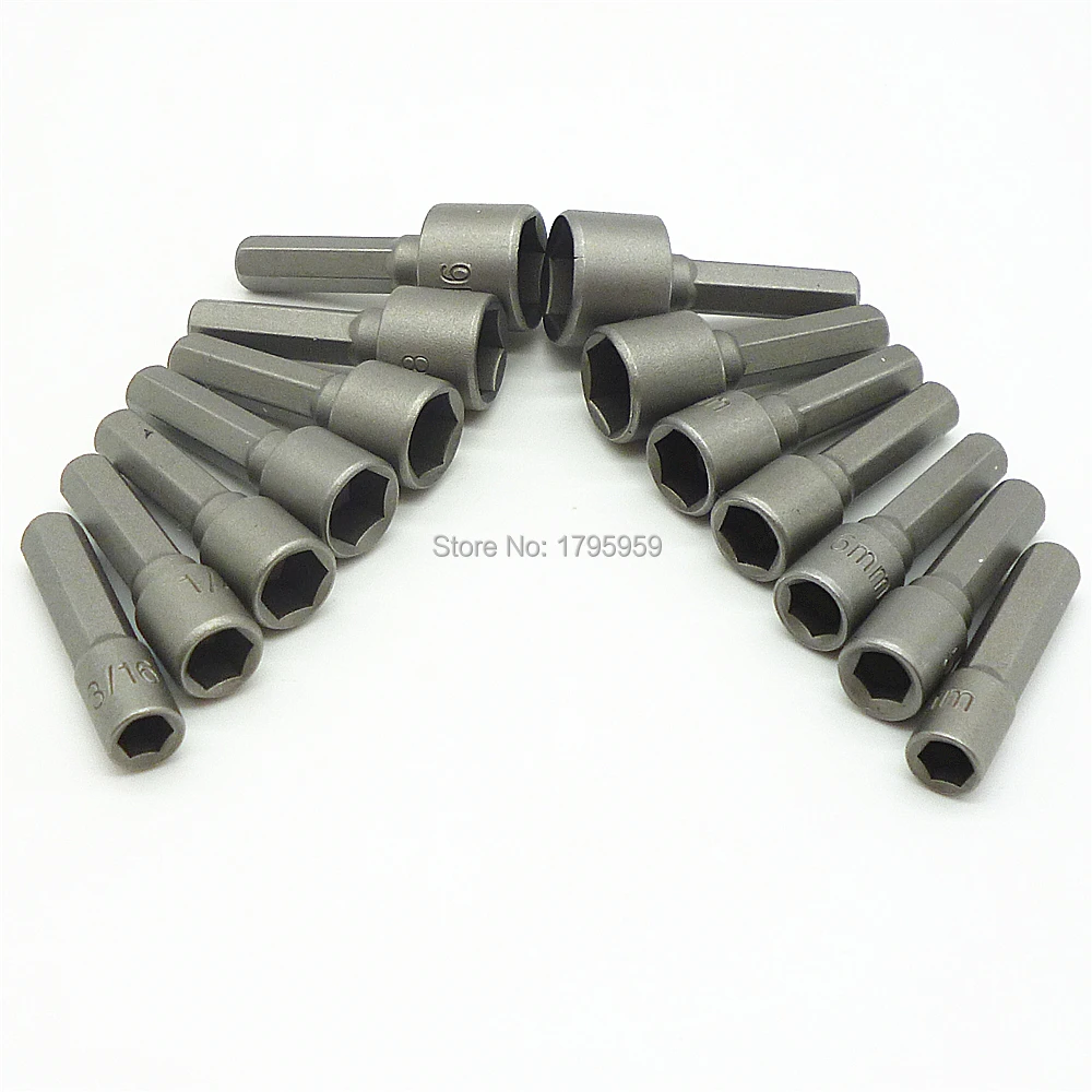 Набор ударных торцевых ключей 1/4 дюйма 14 шт.|socket wrench|nut driver drill bitsocket set |
