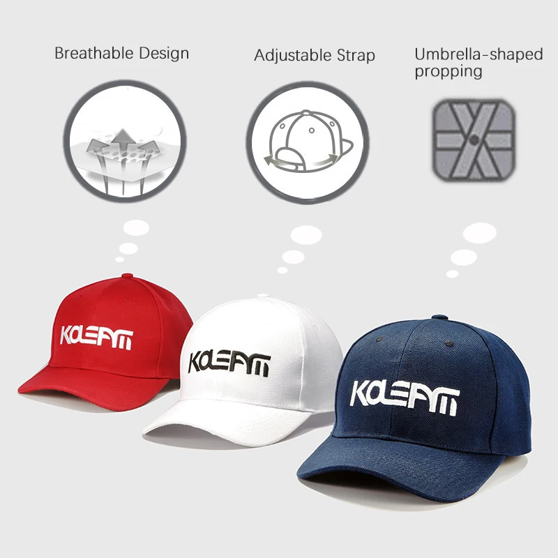 Мужская и Женская бейсбольная кепка KDEAM модная пляжная с 3D вышивкой лето