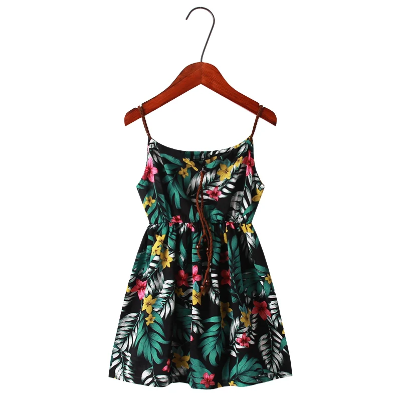 05 color flower Новые платья макси, костюм в винтажном стиле, платья для мам и девочек, летняя хлопковая семейная одежда, платья для девочек - Цвет: 05 color flower