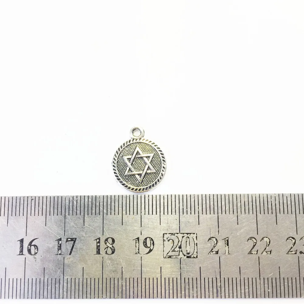 Ожерелья в виде монет Eruifa 15 мм цинковый сплав 20 шт. | Шармы AliExpress