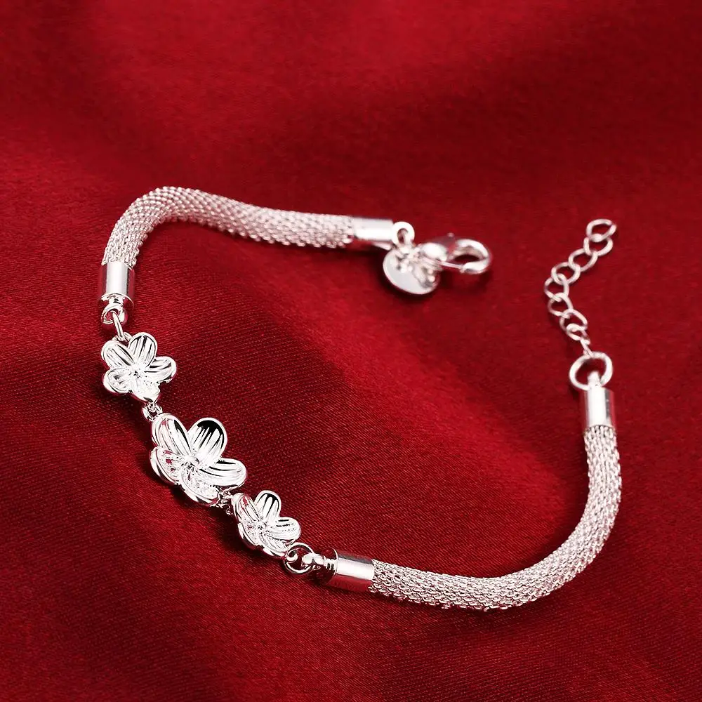 Flowers Statement Adjustable Simple Design Bracelets For Women Charm Romantic Bracelet Jewelry Accessories Love Gift | Украшения и