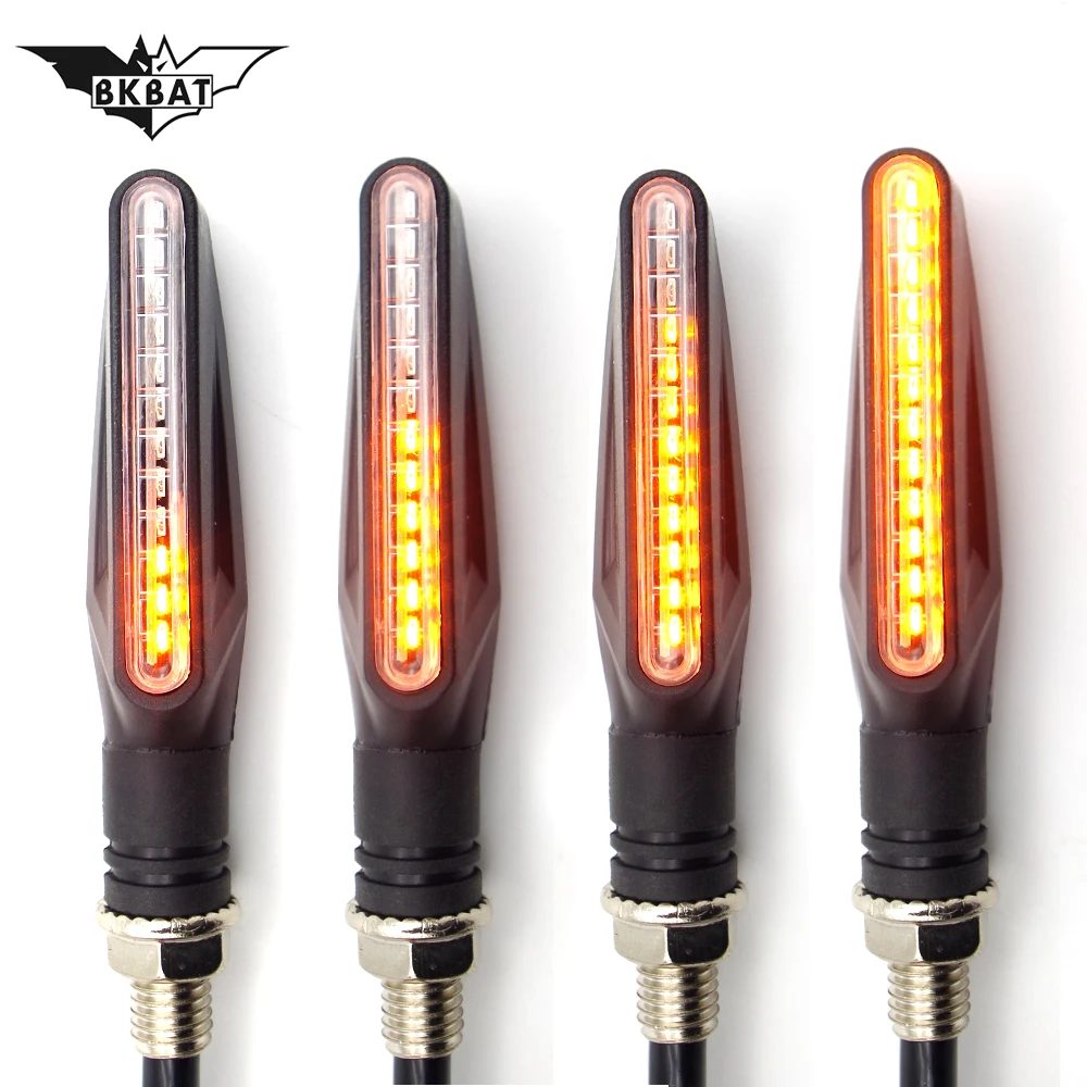 Мотоциклетные указатели поворота потока светодиодные стоп-стрелки стоп-сигнал