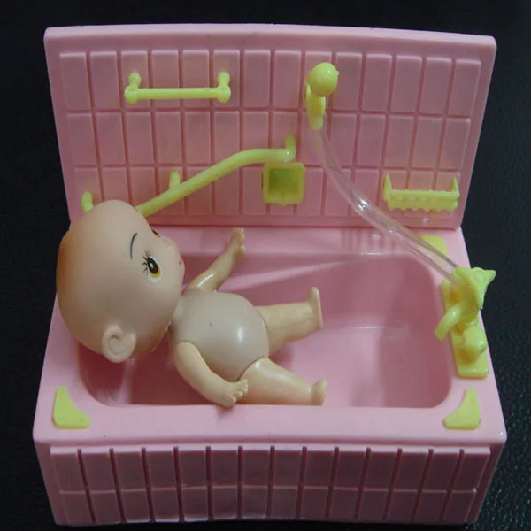 Кукольный домик миниатюрная мебель пластиковый бассейн для купания с насадкой