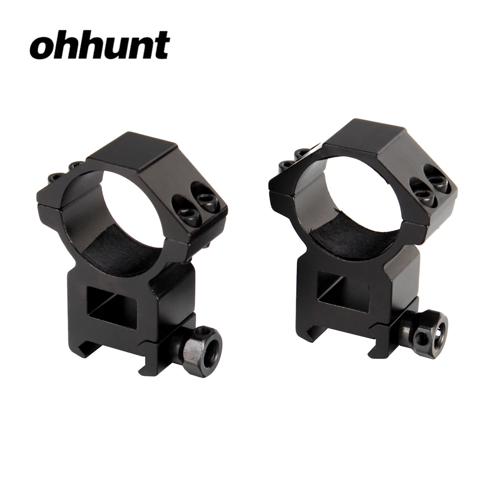 Ohhunt 30 мм 2 шт. высокий профиль Пикатинни Вивер прицел крепление кольца охотничьи Тактические аксессуары