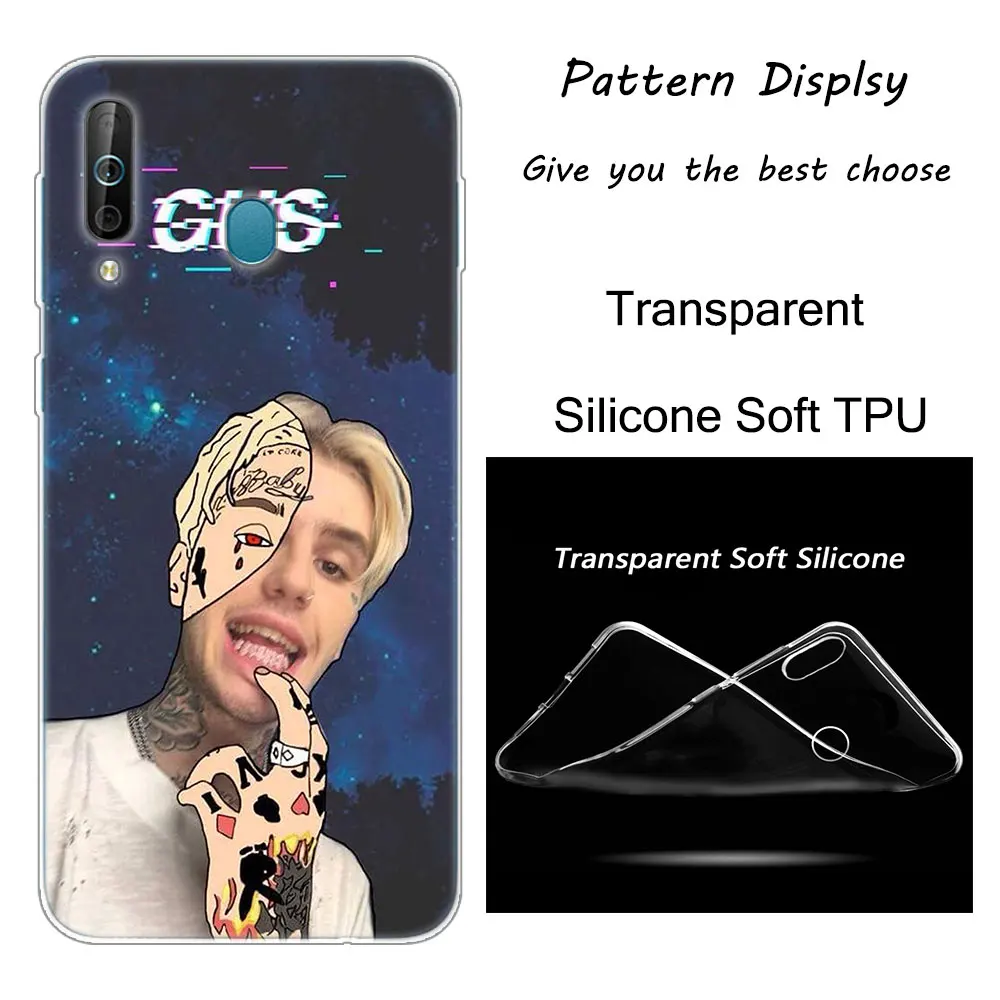 003 Lil открытым Rap хип силиконовый чехол для телефона для samsung Galaxy A80 A70 A60 A50 A40 A40S A30 A20E A2CORE M40 M30 M20 примечание 9 8 5 Мода - Цвет: 003