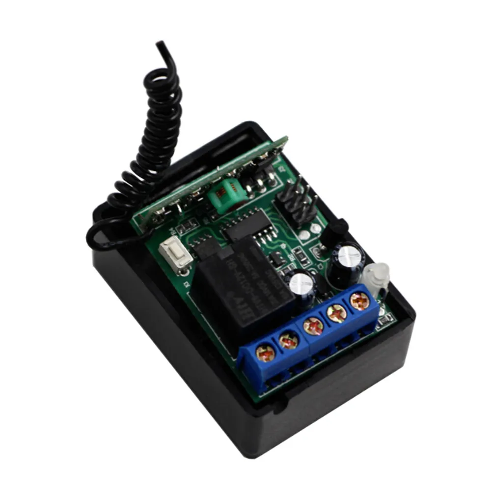 315 МГц 433 умный дом DC12V 1 CH RF беспроводной переключатель освещения персиковый