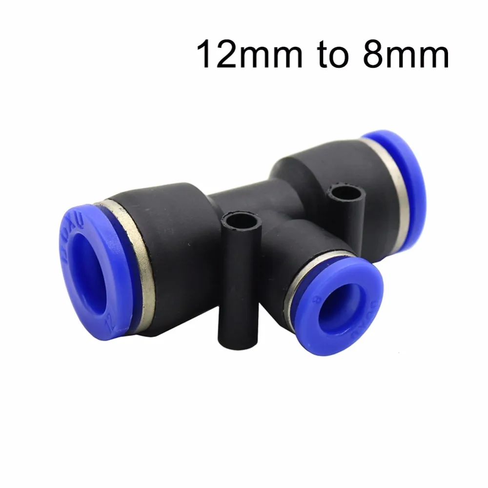 100 шт. Трехходовой редукционный Слип замок Быстрый Соединитель быстрое