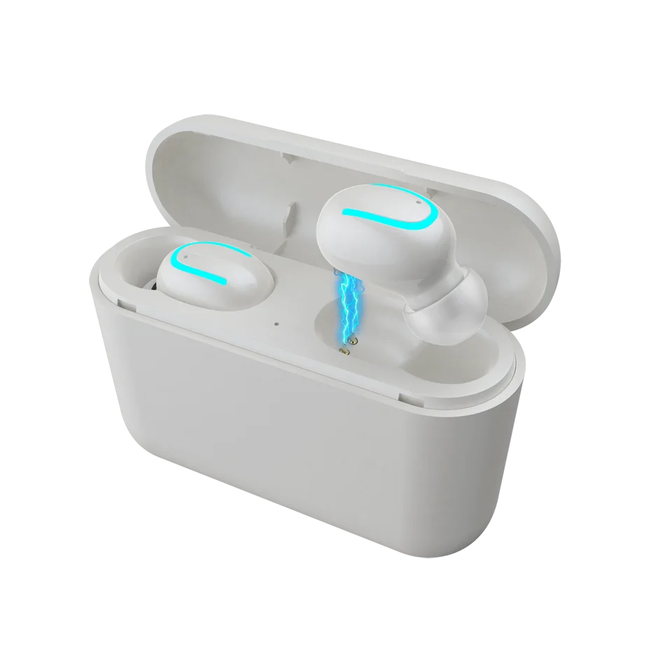 Новые TWS беспроводные bluetooth-наушники с зарядным устройством, Спортивные Беспроводные наушники с HD микрофоном, водонепроницаемые наушники с шумоподавлением