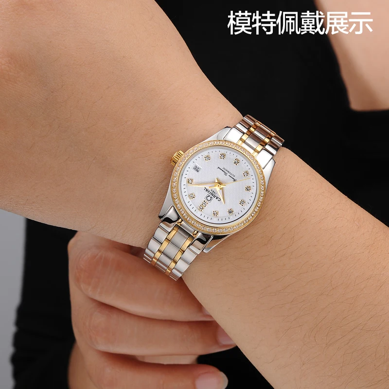 2017 прямые продажи Бизнес часы Дамы автоматические механические Сталь со