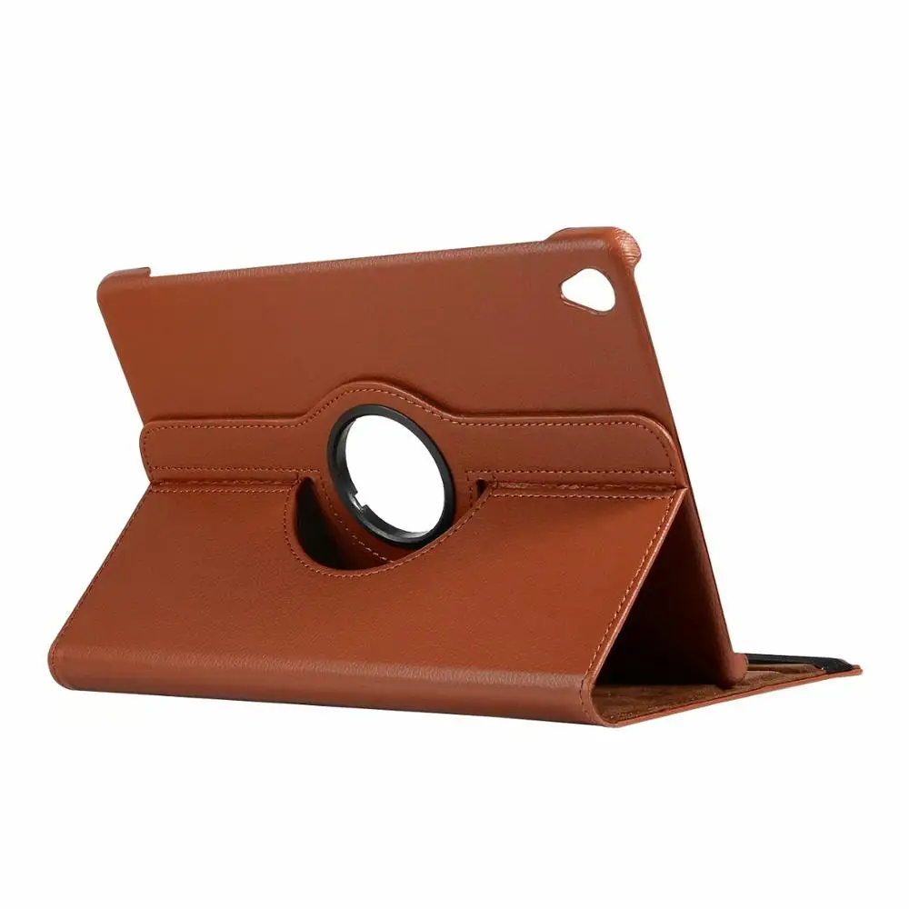 Brown Кожаный смарт-чехол с поворотом на 360 градусов для huawei Mediapad M6 10,8 /M6 Pro 10,8 VRD-AL09 - Цвет: Brown
