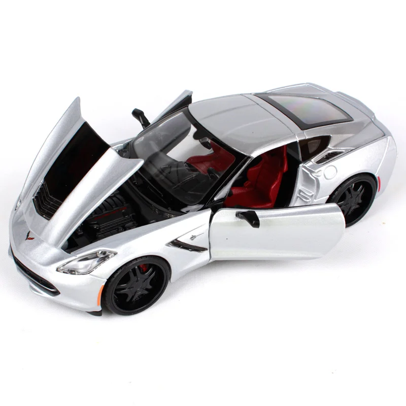 Maisto 1:24 2014 Chvrolet Corvette Stingray Классическая Современная мышечная литая модель