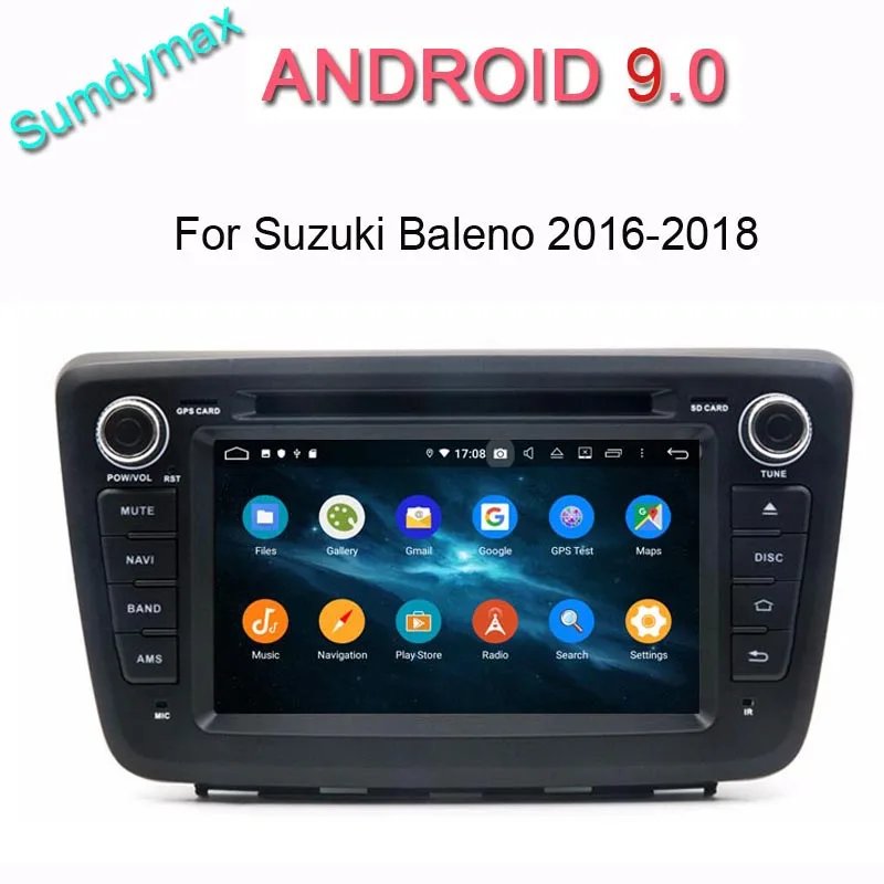 Автомобильный dvd плеер с восьмиядерным процессором android 9 0 для suzuki Baleno 2016 2017 2018