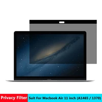 vmonv magnetic privacy filter screens protective film for macbook air 11 inch for apple laptop model number a 1465 a1370