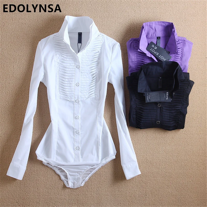 Новое поступление женская блузка белая блуза с длинным рукавом элегантные топы