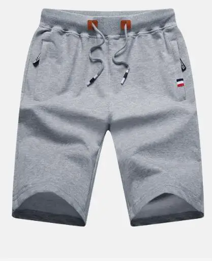 Летние шорты мужские пляжные свободные пятиконечные брюки тонкие вязаные для