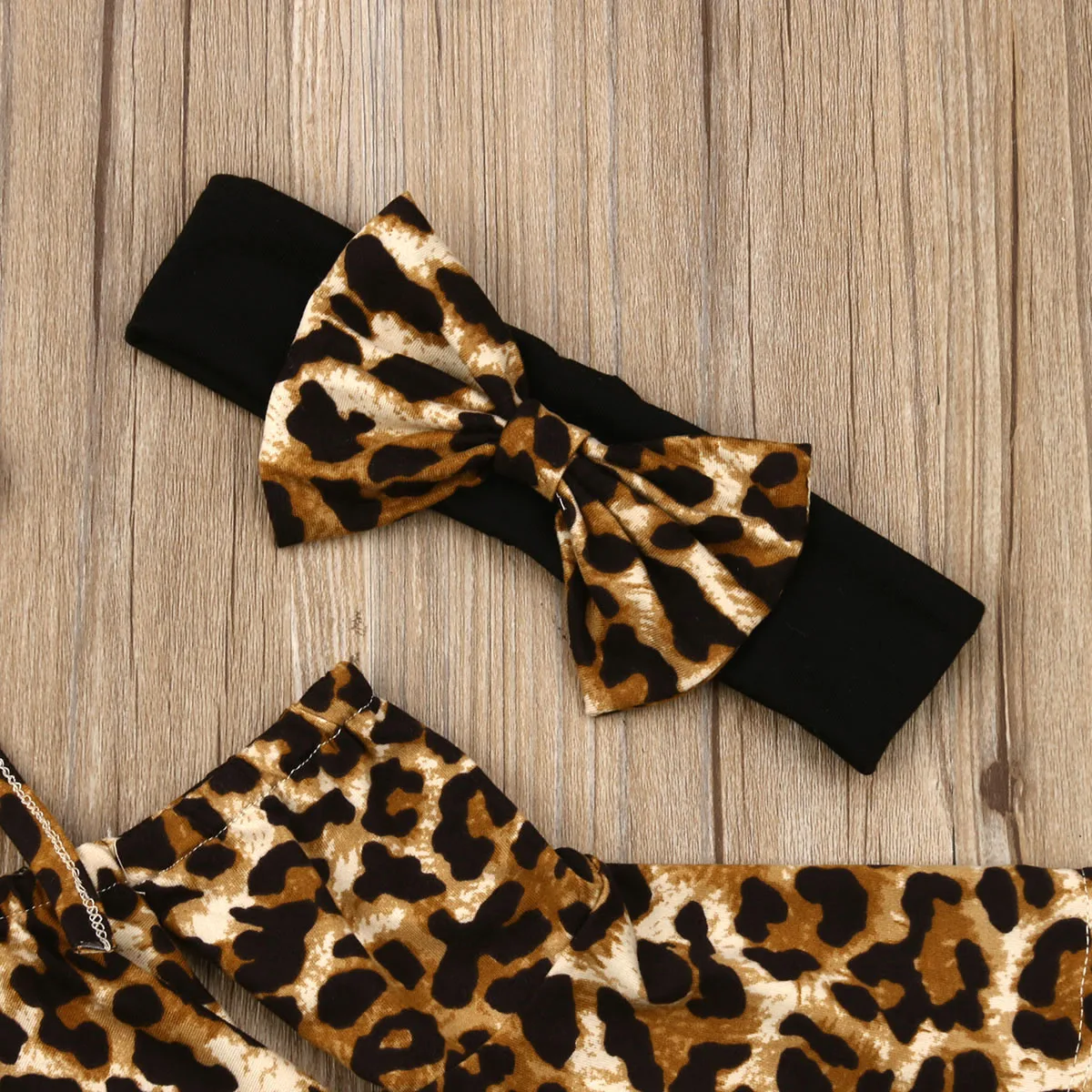 2019 для девочек детский комбинезон с принтом леопарда 2 шт открытыми плечами