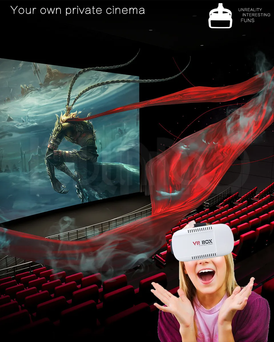 1 ШТ. Очки Google Картон Виртуальная Реальность 3D VR 3 D Фильмы Видео Игры для Samsung iPone