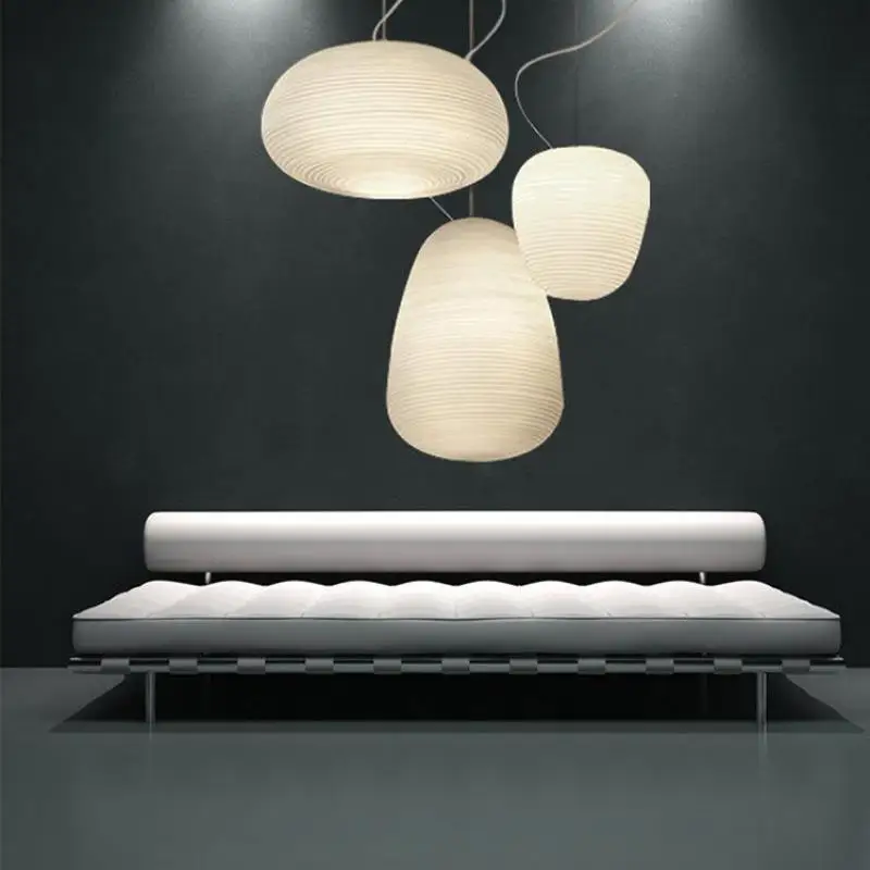 Светодиодная Подвесная лампа Foscarini ритуал E27 белый стеклянный светильник для