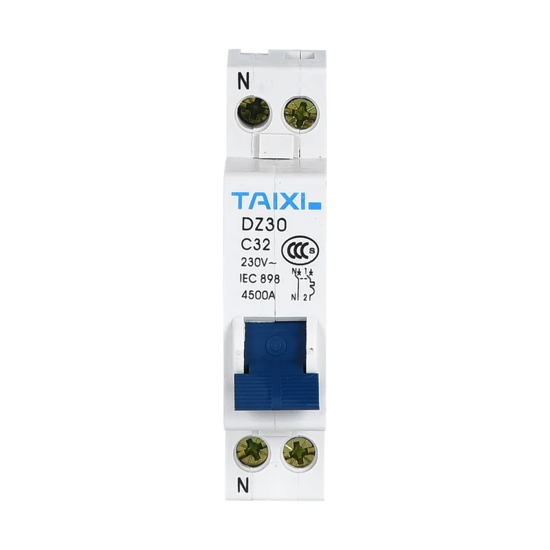 Мини автоматический выключатель DPN MCB 1P + N компактный Автоматический DPNL RCBO для