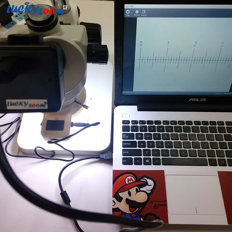 Luckyzoom HD 5MP USB Cmos камера электронный цифровой окуляр микроскоп адаптер Бесплатный драйвер захвата изображения для Win7/Win8/Win10