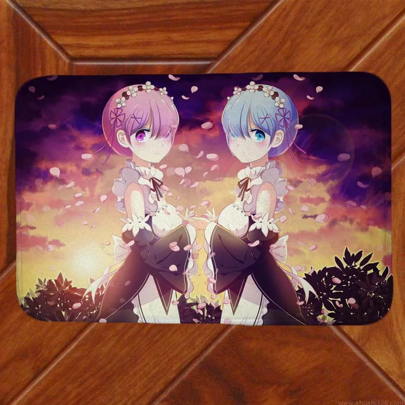 Re Zero kara Hajimeru Isekai Seikatsu напольный коврик ковер Декор Спальня Придверный Аниме Манга