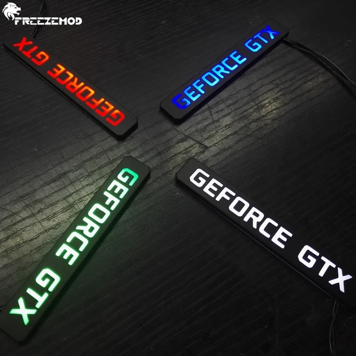 FREEZEMOD специальная видеокарта светодиодный светильник с многоцветным. XYD-GEFORCE GTX