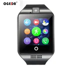 Смарт-часы Q18 Шагомер Смарт-часы с сенсорным экраном камера TF карта Bluetooth Смарт-часы для Android IOS Телефон мужские часы