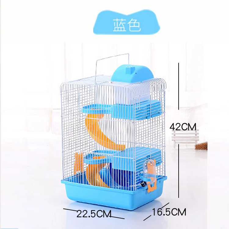 blue 3 FLOOR А1 принадлежности для хомяка игрушка маленький замок клетка трехэтажный маленький замок трехлинейный вилла paddock принадлежности для хомяка AP10081025 - Цвет: blue 3 FLOOR
