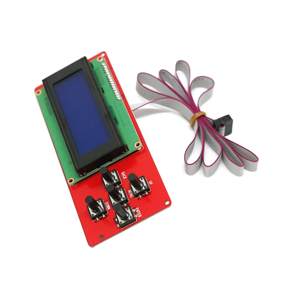 1 шт. Anet 3D-принтеры Запчасти 2004 ЖК-дисплей Экран для Anet A8 A2 Авто A8 3D-принтеры умный контроллер панель управления синий ЖК-дисплей Экран