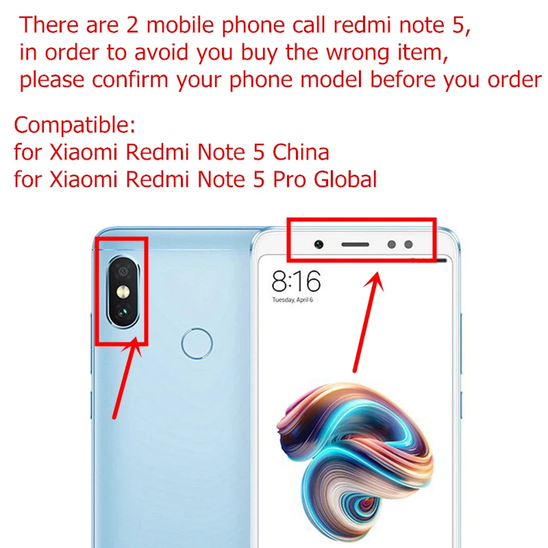 Для Xiaomi Redmi Note 5 Pro полностью из стекла сенсорная панель 5,9" дигитайзер Сенсорная панель передняя стеклянная панель запасные части Repai