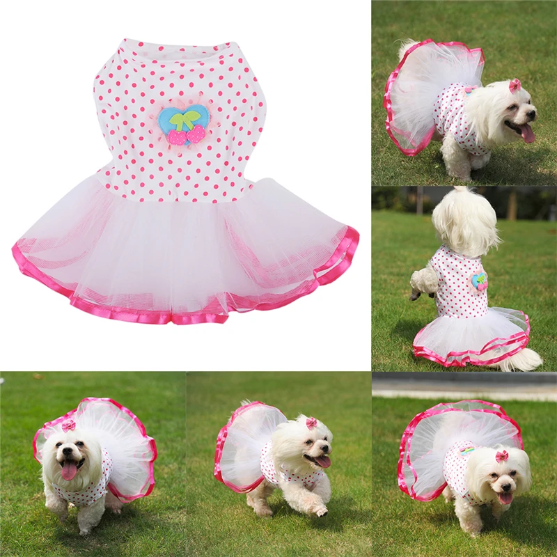 Милый собака кот в горошек платье принцессы без рукавов рубашка с рисунком