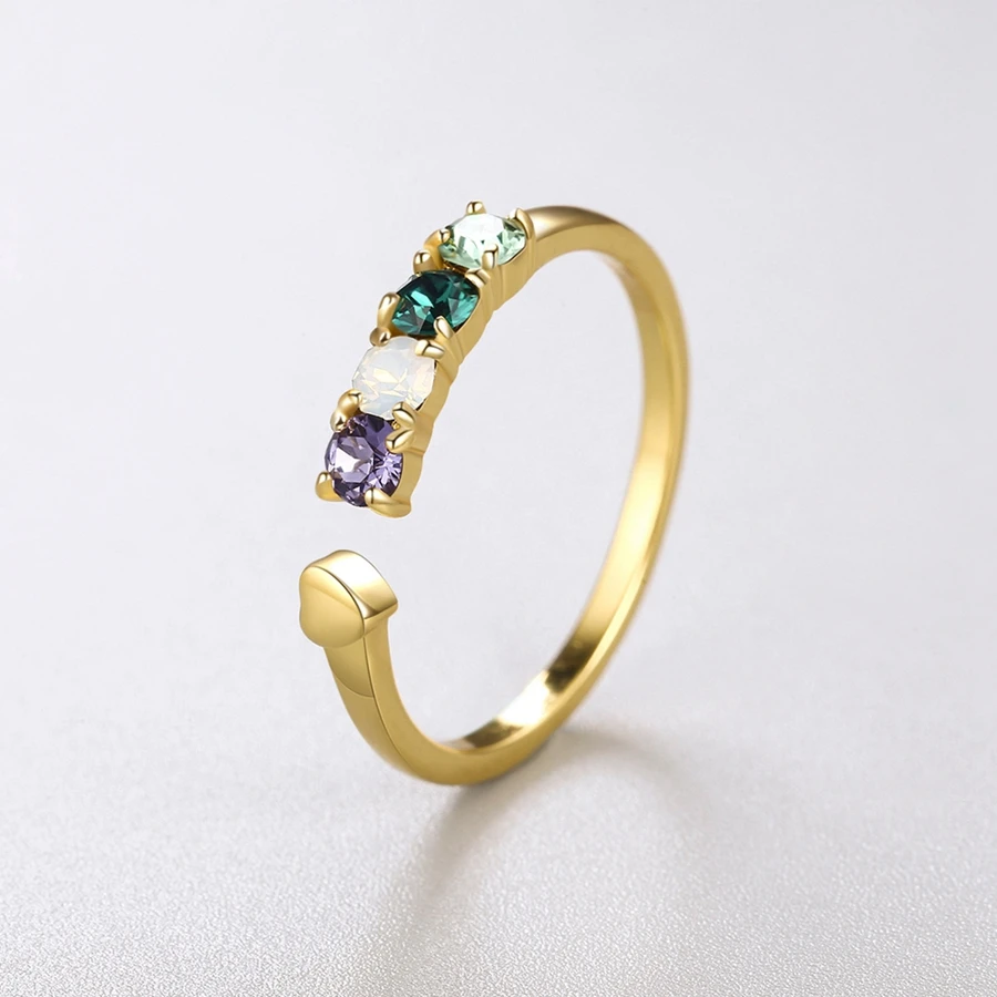 MALANDA новая мода 925 пробы серебряные кольца для женщин круглый кристалл от Swarovski
