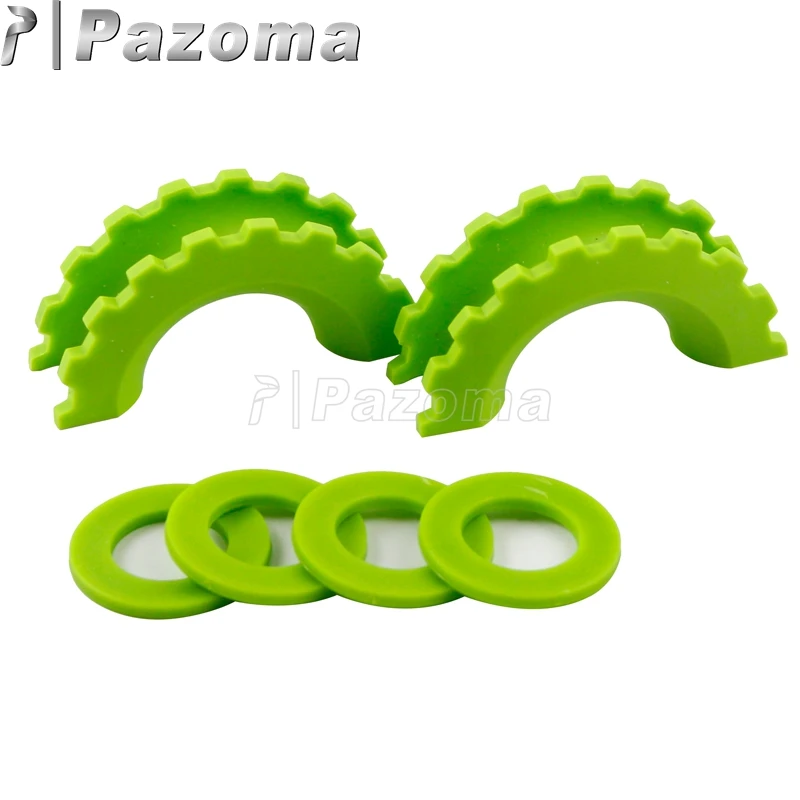 green 2 шт 3,25 т Скоба Защитная крышка 5/8 Скоба изолятор анти погремушка защита буксировочные части для джипа вездехода внедорожника автомобиля - Цвет: green