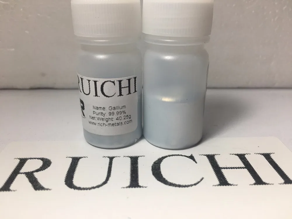 

Галлий-металл 40 г 99.99% чистый Changsha Rich noniron Metals Co.,Ltd