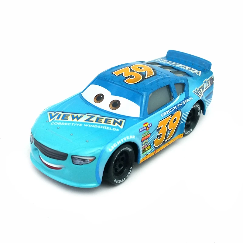 Disney Pixar Cars 3 № 39 Buck Bearingly 1:55 литой металлический сплав игрушечный автомобиль