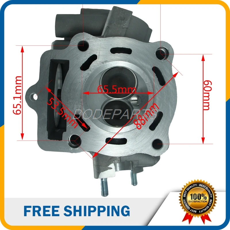 Запчасти для мотоциклов CB200 с воздушным охлаждением комплекты головки цилиндра