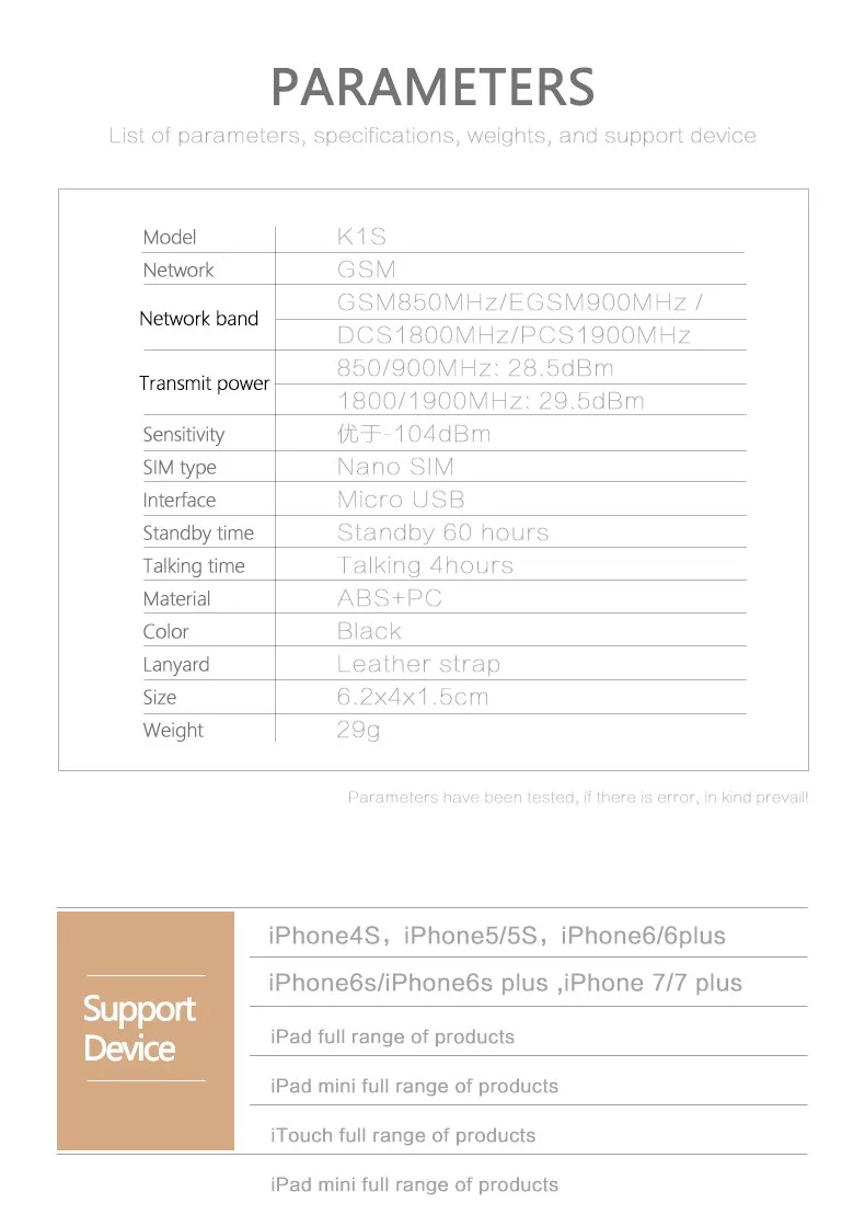 Без Jailbreak Dual Sim двойной режим ожидания адаптер iKOS K1S вызова SMS функции для iPhone5-7(7 plus)/i Pod Touch 6th/i Pad iOS7-12
