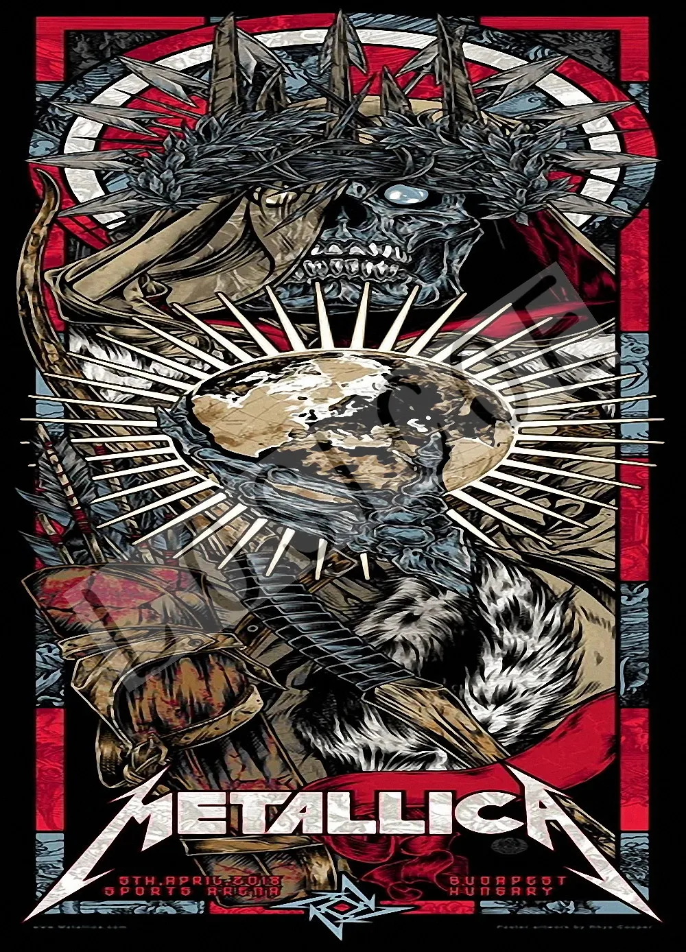 Тату \ Thrash Metal Skull Heavy Dope Rock N Roll gig Poster 30X42 см HD Печать Искусство Винтаж крафт