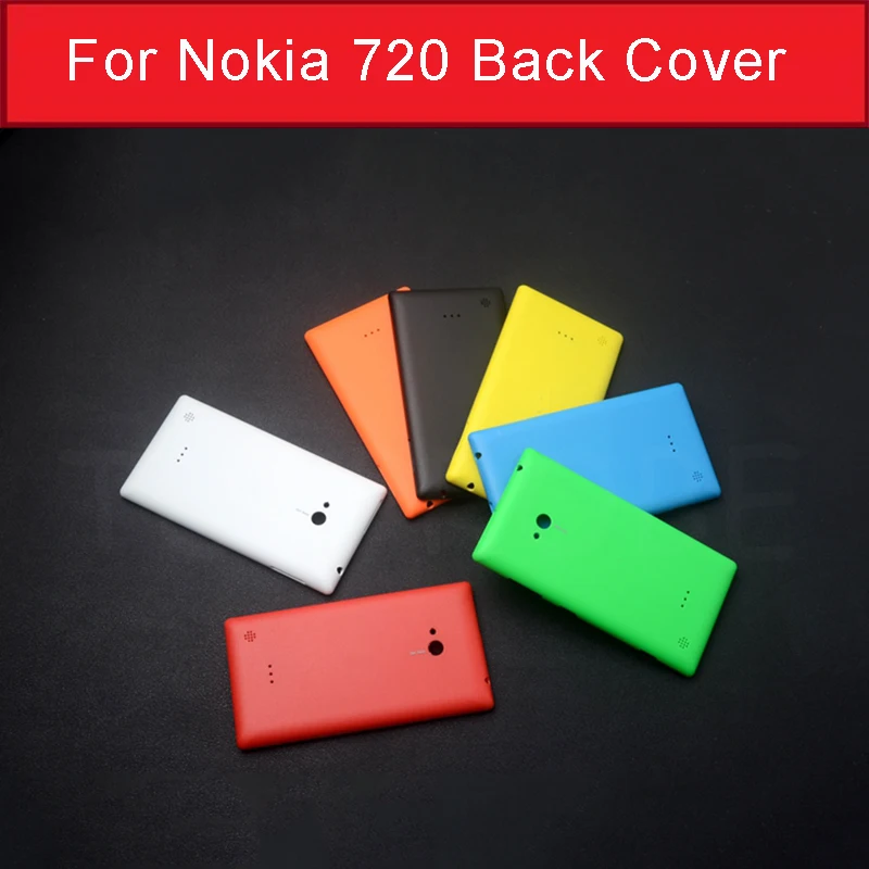 

Genuine Rear battery door housing for nokia 720 back cover For Microsof lumia nokia 720 rear cover back case with 1x film free