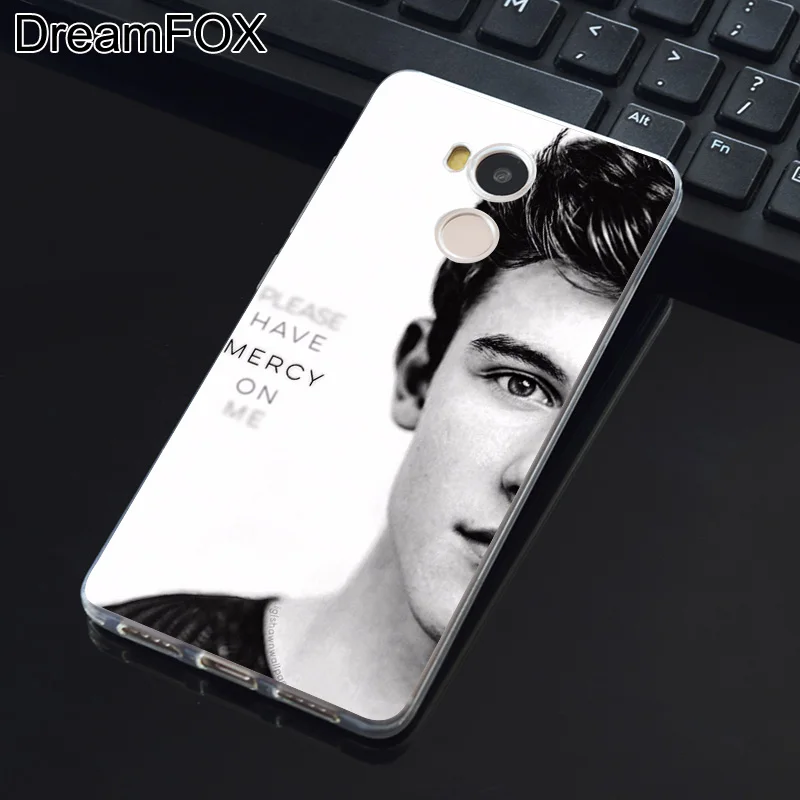 DREAMFOX M134 Шон Мендес силиконовый чехол-накладка из мягкого ТПУ чехол для Xiaomi Redmi Note 3