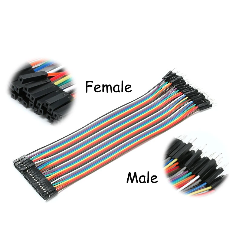 3 шт. кабель Dupont Jumper Wire 10 см Male to + Female Cable DIY kit | Обустройство дома
