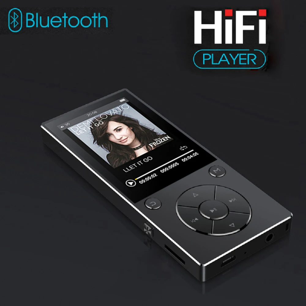 HIFI музыкальный MP3 плеер без потерь с Bluetooth 4,2 встроенный динамик 16G MP3 музыкальный плеер sd-карта до 128G/2,4 HD экран
